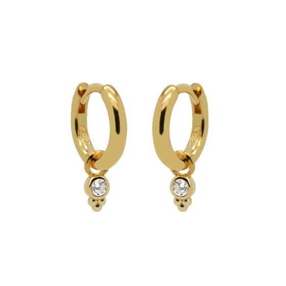 Karma Oorhangers Steentje Triple Dot