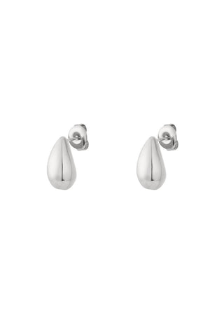 Kopen zilver Bijoutheek Oorknoppen Tear Drop
