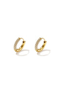 Bijoutheek Oorringen Rond Strass