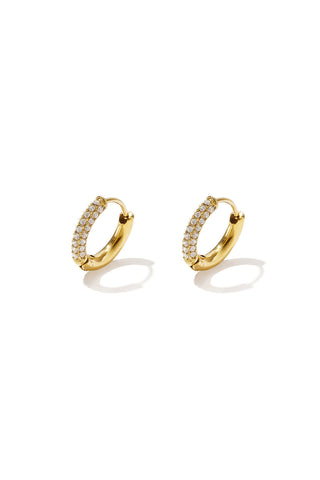 Bijoutheek Oorringen Rond Strass