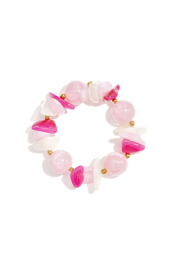 Bijoutheek Armband (Sieraad) Grove Varierende Kralen