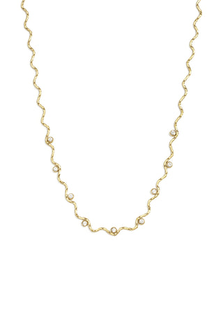 Kopen multi Bijoutheek Collier Golf Steentjes