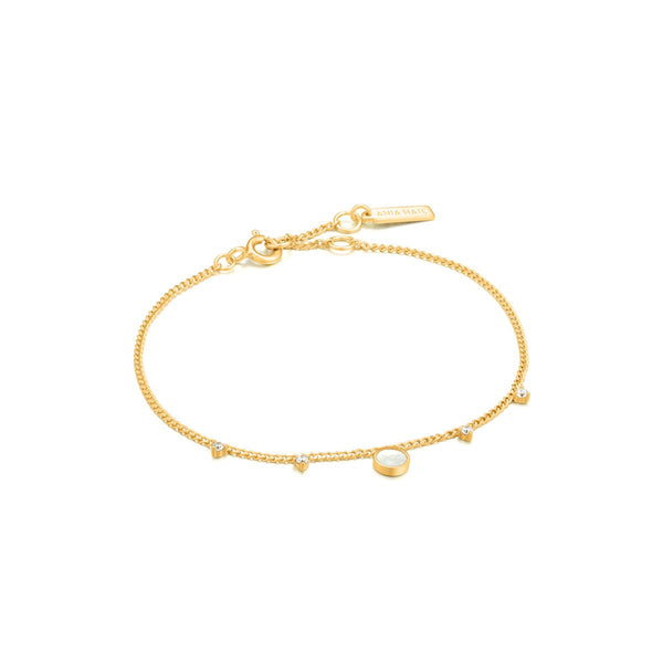 Ania Haie Mother of Pearl Drop Disc Bracelet (Lengte: 16.5CM) - BijoutheekAnia Haie Mother of Pearl Drop Disc Bracelet (Lengte: 16.5CM)Ania Haie