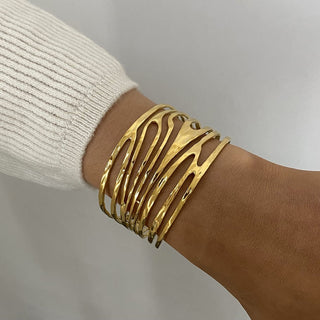 Bijoutheek Armband (Sieraad) Cuff Organisch