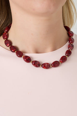 Bijoutheek Collier Statement Kralen