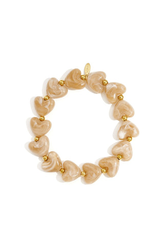 Kopen camel Bijoutheek Armband (Sieraad) Hartjes
