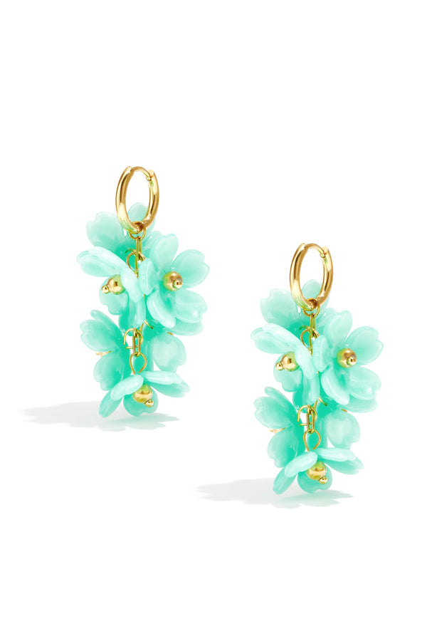 Bijoutheek Oorhangers Zomer Bloemen Tros