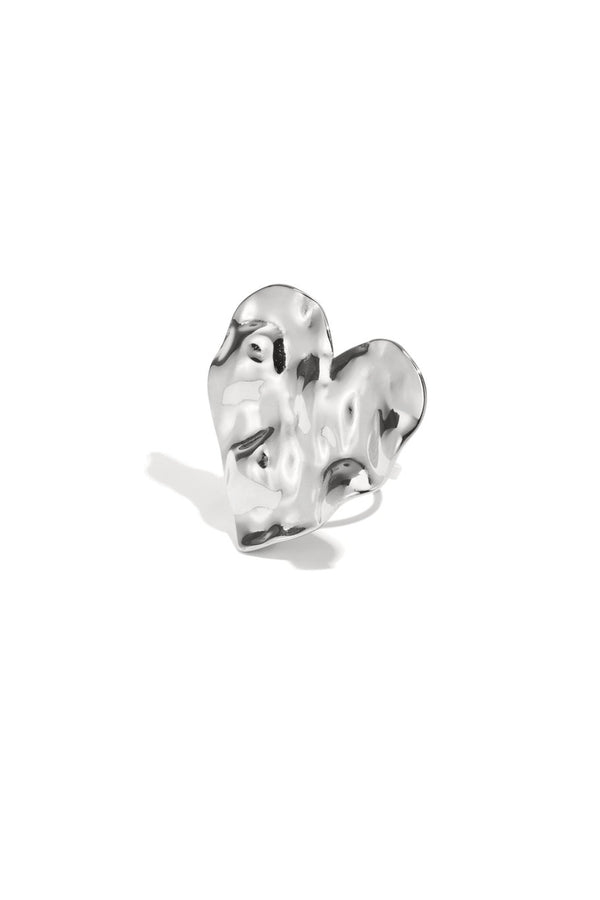 Bijoutheek Ring (Sieraad) Statement Hart Golvend