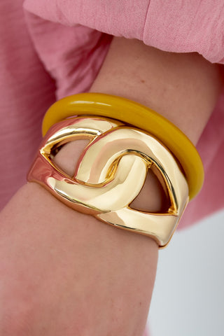 Bijoutheek Armband (Sieraad) Bold Knot Bangle