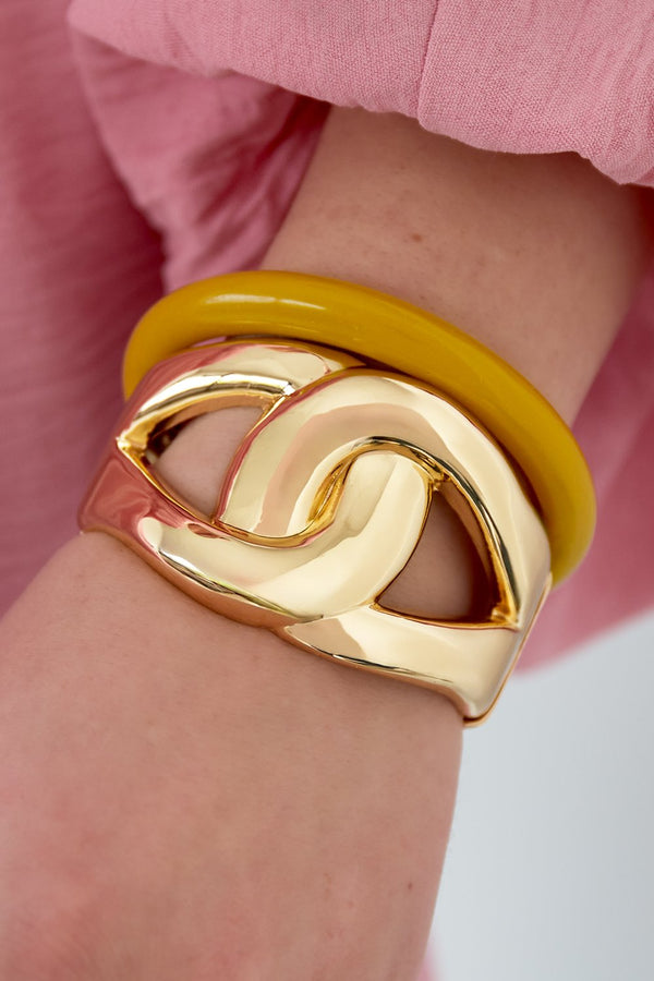 Bijoutheek Armband (Sieraad) Bold Knot Bangle