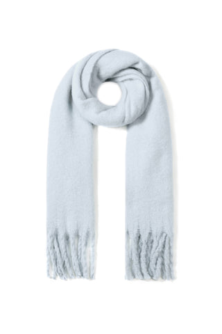 Kopen baby-blue Bijoutheek Sjaal (Fashion) Effen Winter Franjes