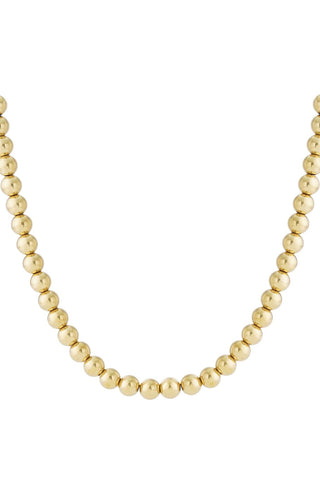 Bijoutheek Collier Ballen 12mm Hol Lichtgewicht