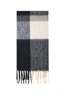Bijoutheek Sjaal (Fashion) Geblokt Winter Franjes