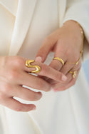 Bijoutheek Ring (Sieraad) Wavy Statement