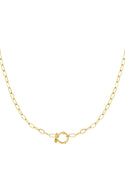 Bijoutheek Collier Q Slot Schakels Dik