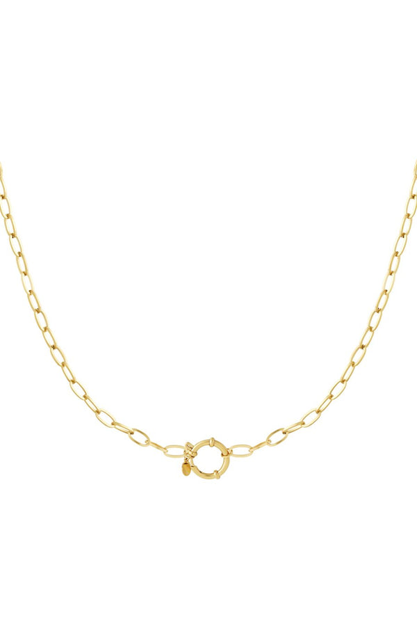 Bijoutheek Collier Q Slot Schakels Dik