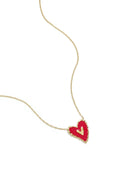Bijoutheek Collier Rood Hart