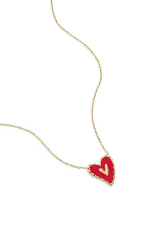 Bijoutheek Collier Rood Hart