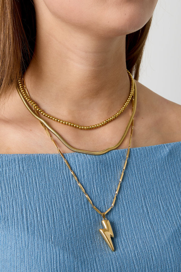 Bijoutheek Collier Lightning Bolt Bliksem