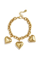 Bijoutheek Armband (Sieraad) Chunky Harten