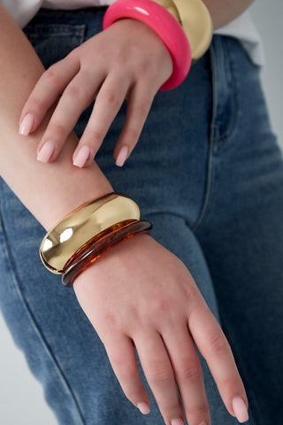Bijoutheek Armband (Sieraad) Bangle Rond Shiny