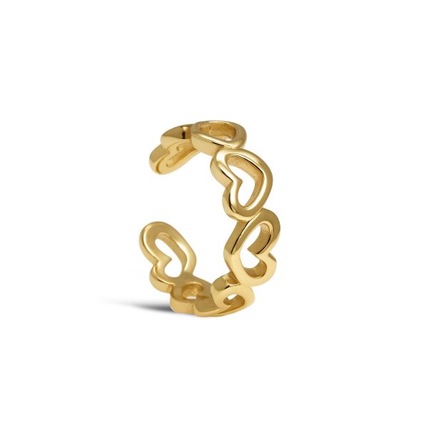 Karma Earcuff Open Hearts