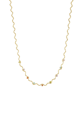 Bijoutheek Collier Golf Steentjes