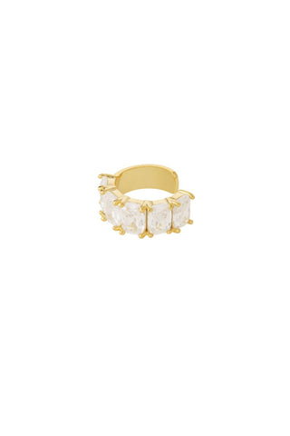 Kopen goud Bijoutheek Earcuff Stenen Grof