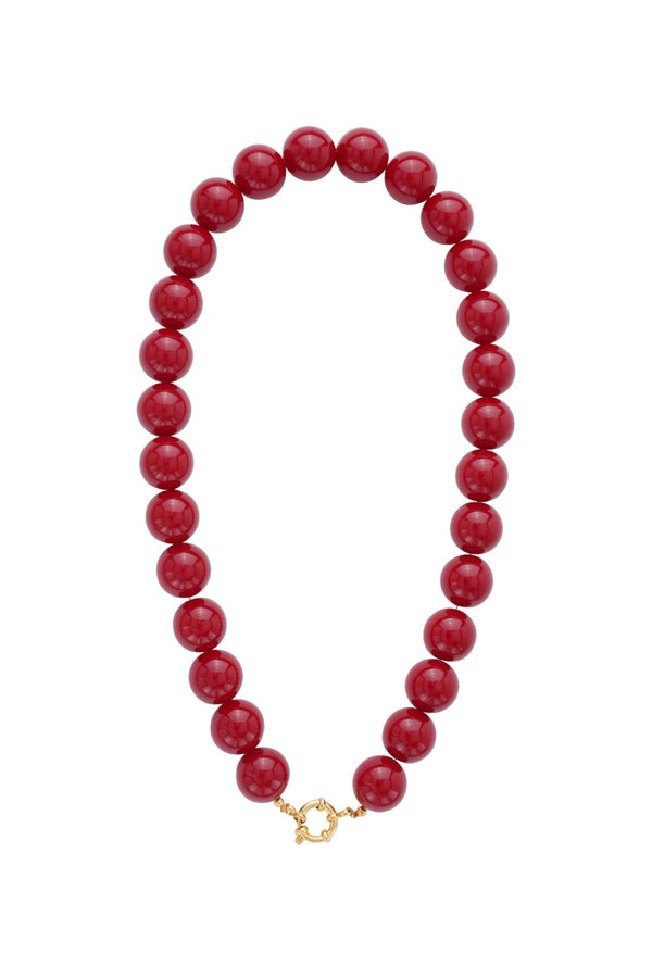 Bijoutheek Collier Statement Kralen 15mm