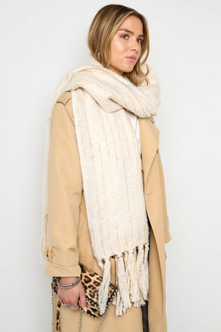 Bijoutheek Sjaal (Fashion) Winter Gestikt