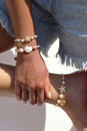 Bijoutheek Armband (Sieraad) Summer Vibe Touw Kralen Schelp