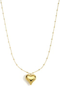 Bijoutheek Collier Lang Balletjes Bol Hart
