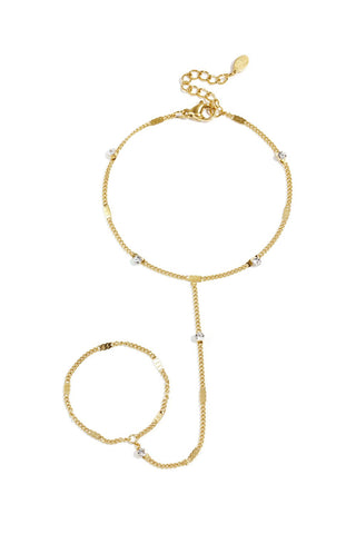 Bijoutheek Armband (Sieraad) Handsieraad Steentjes