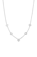 Bijoutheek Collier Klavers Dicht Open