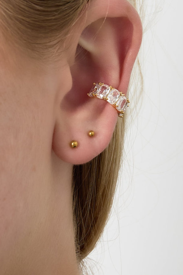 Bijoutheek Earcuff Stenen Grof