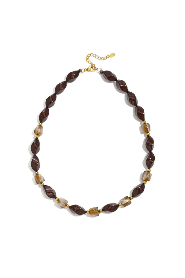 Bijoutheek Collier Statement Kralen Twist