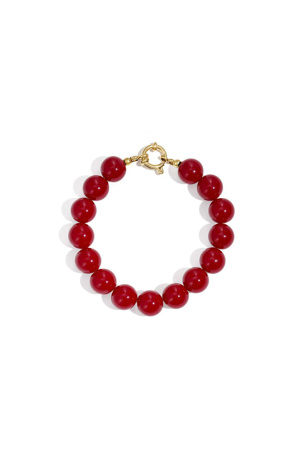 Bijoutheek Armband (Sieraad) Kralen Statement 12mm