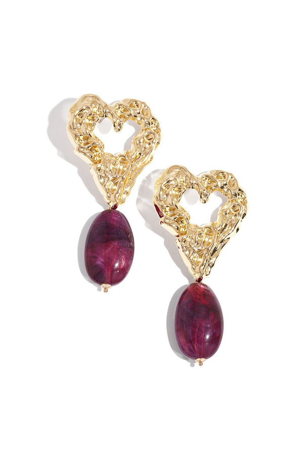 Bijoutheek Oorknoppen Statement Bold Love