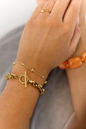 Bijoutheek Armband (Sieraad) Hartjes Steentjes