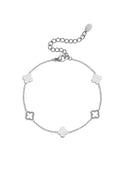Bijoutheek Armband (Sieraad) Klavers Dicht Open