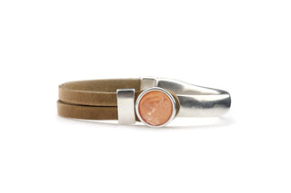 Qoss Damenarmband Gwen – schwarz (17-19CM)