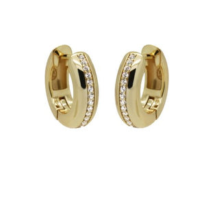 Karma Oorringen Lined Crystals