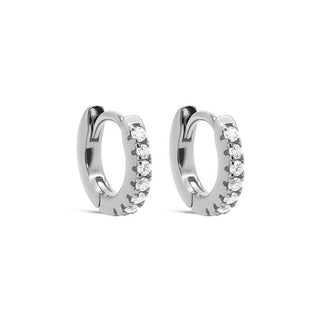 Kopen zilver-crystal Karma Hoop Zirkonia 10mm