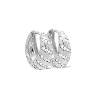 Kopen zilver Karma Oorringen Hinged Hoops Lume