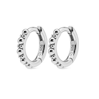 Kopen zilver Karma Oorringen Hinged Hoops Noell Dotty