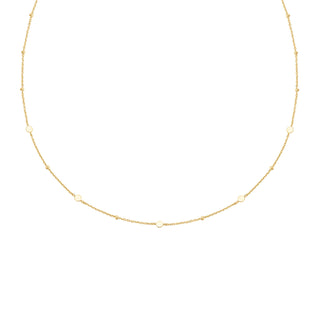 ANIA HAIE Chill Voyager | Gold Disc Station Necklace