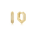 Ania Haie Tidal Abalone Crescent Huggie Earring (18x11MM)