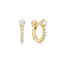 Ania Haie Tidal Abalone Crescent Huggie Earring (18x11MM)