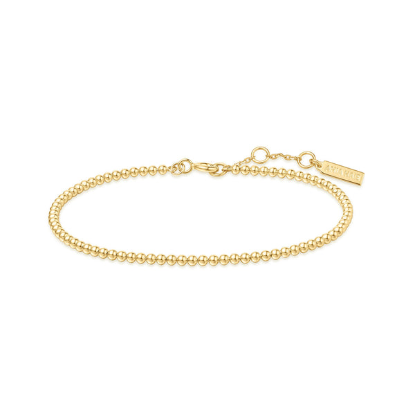 ANIA HAIE Chill Voyager | Gold Beaded Bracelet