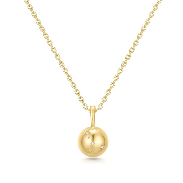 ANIA HAIE Lady Cozy | Gold Tiger Eye Pendant Necklace